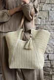 Varda Raffia Tote Bag Light